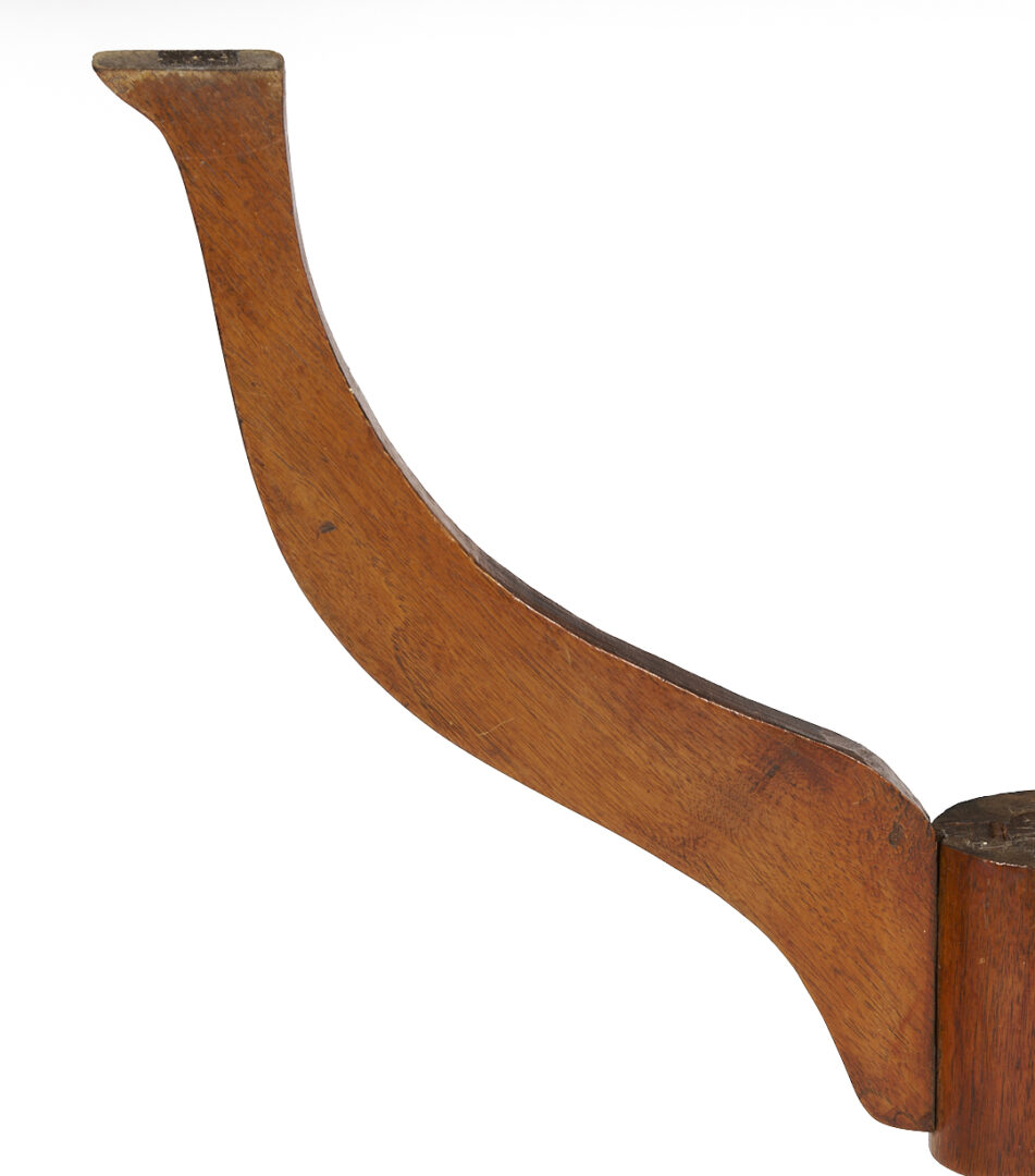 Lot 209: 2 East TN Walnut Bird Cage Candle Stands