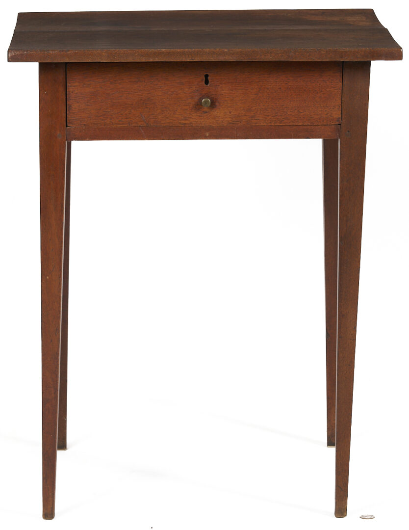 Lot 210: East TN One-Drawer Hepplewhite Table