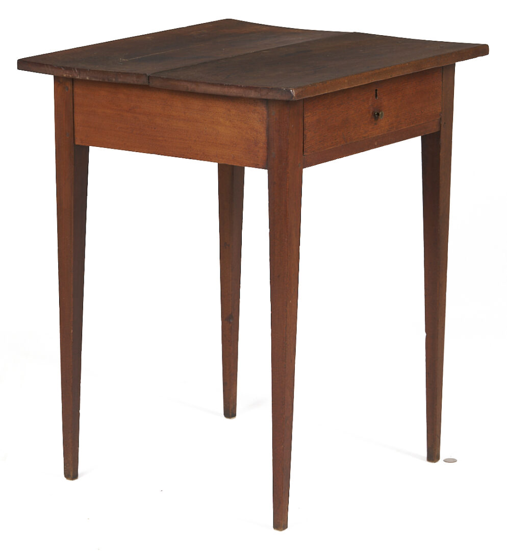 Lot 210: East TN One-Drawer Hepplewhite Table