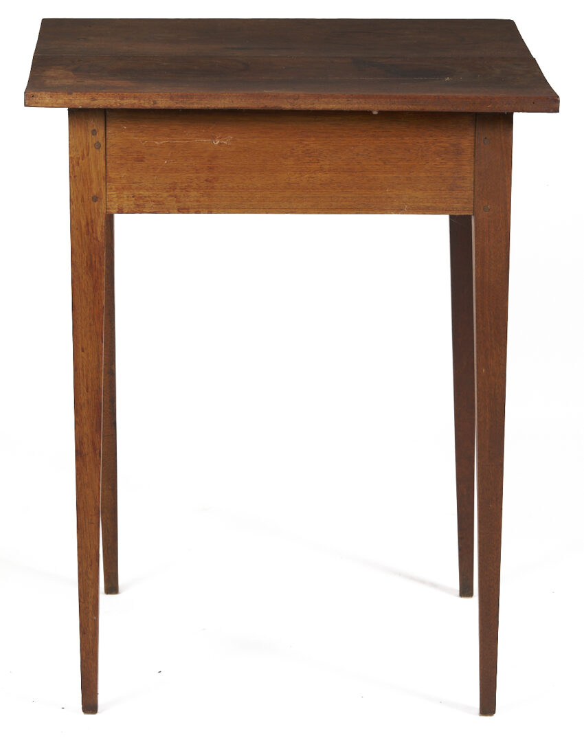 Lot 210: East TN One-Drawer Hepplewhite Table
