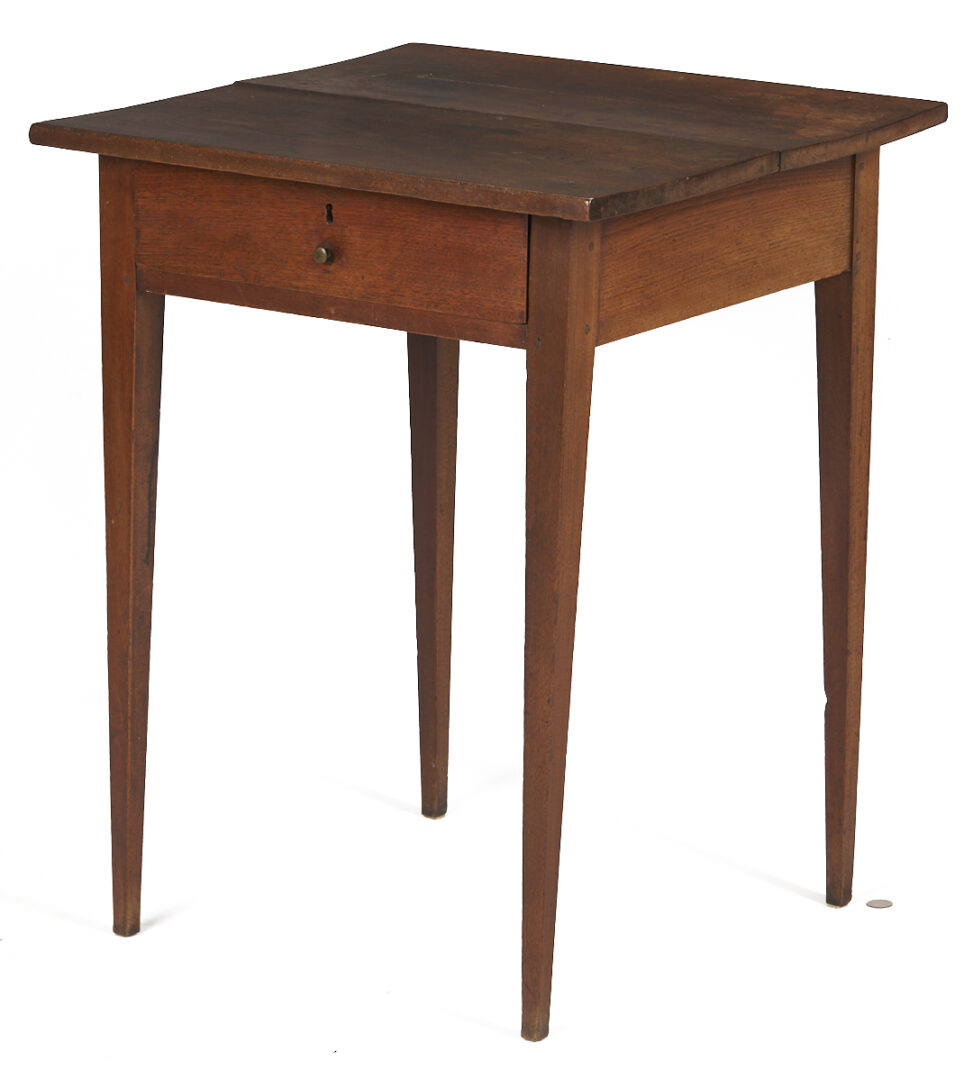 Lot 210: East TN One-Drawer Hepplewhite Table