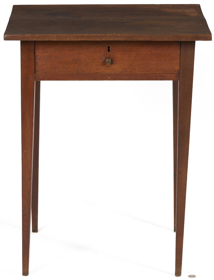 Lot 210: East TN One-Drawer Hepplewhite Table