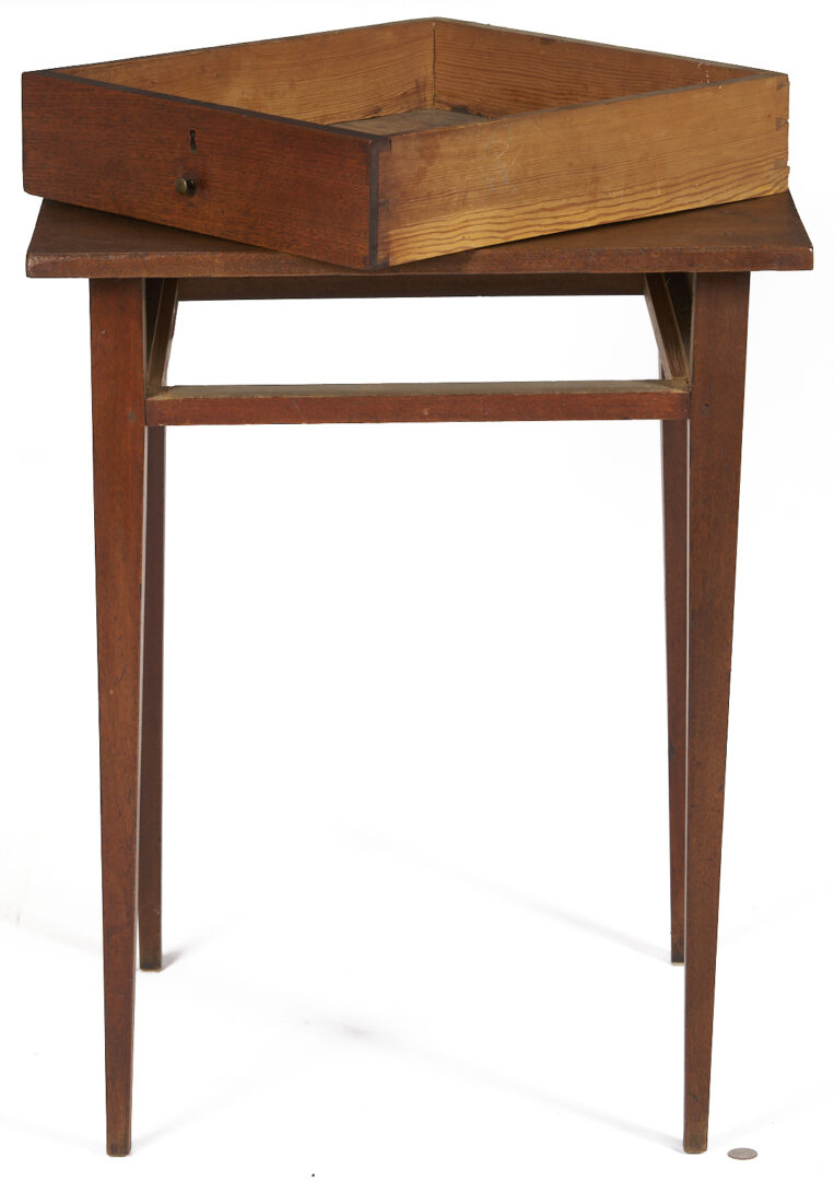 Lot 210: East TN One-Drawer Hepplewhite Table
