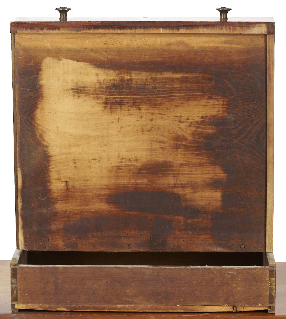 Lot 211: Tennessee Sheraton Cherry Two Drawer Table