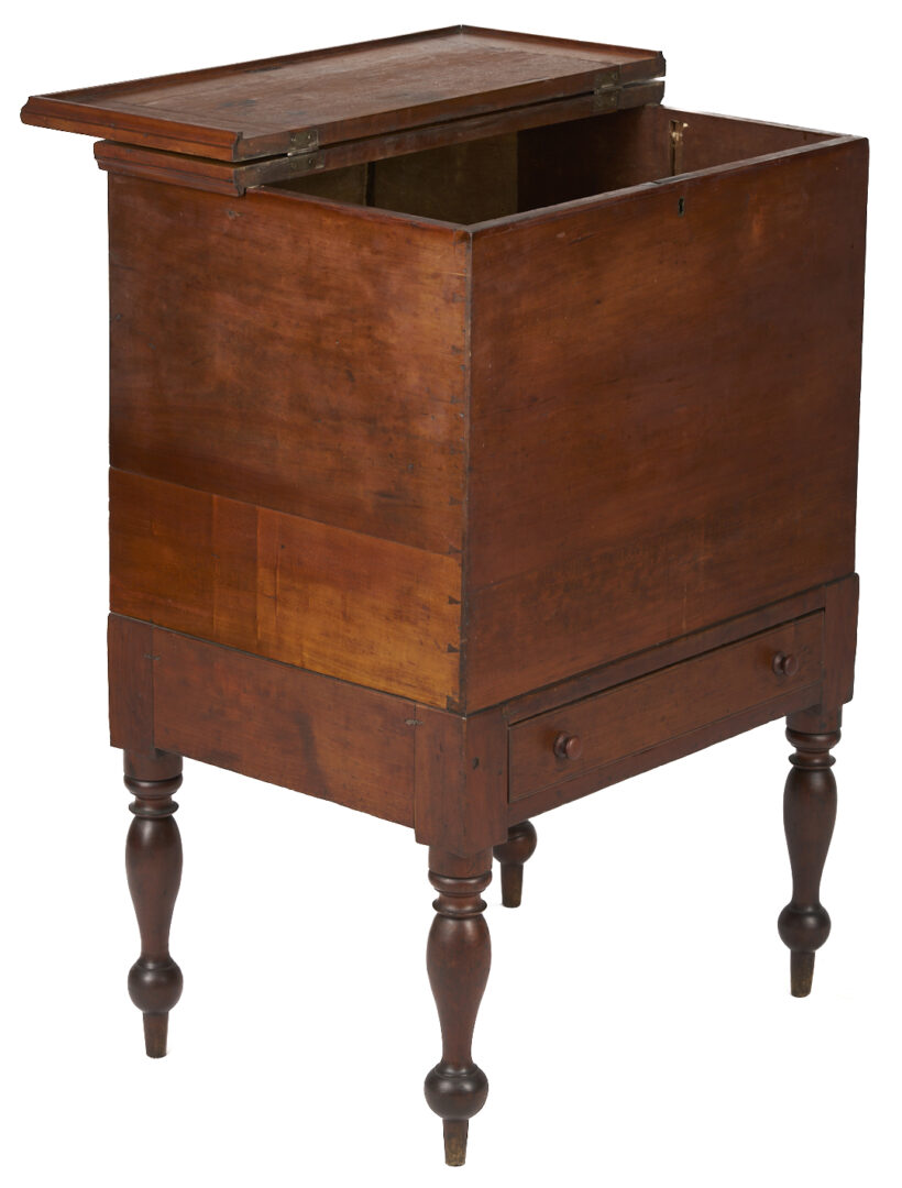 Lot 212: Kentucky Sheraton Cherry Sugar Chest