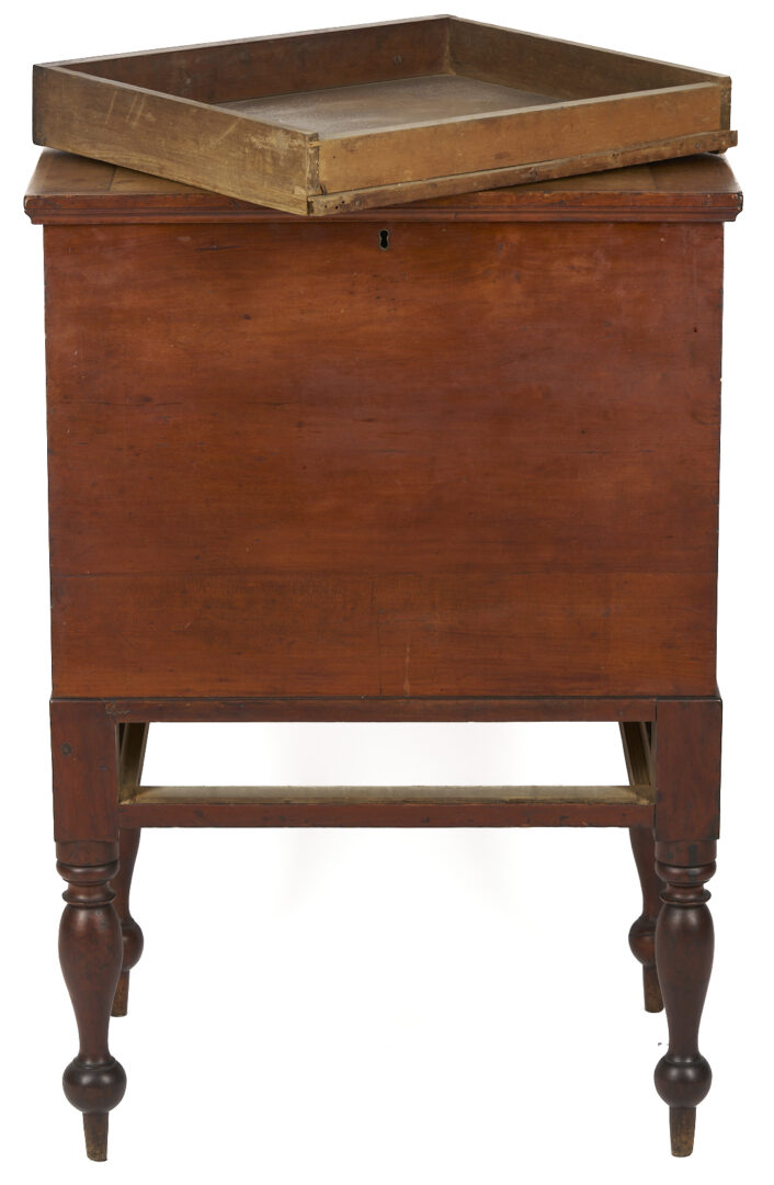 Lot 212: Kentucky Sheraton Cherry Sugar Chest