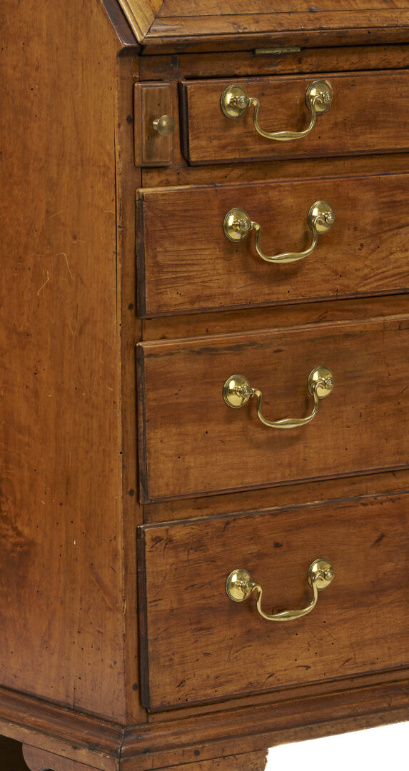 Lot 213: Southwest Virginia Chippendale Secretary Bookcase