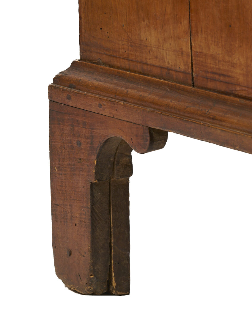 Lot 213: Southwest Virginia Chippendale Secretary Bookcase