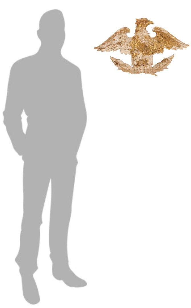 Lot 215: Carved Giltwood Eagle