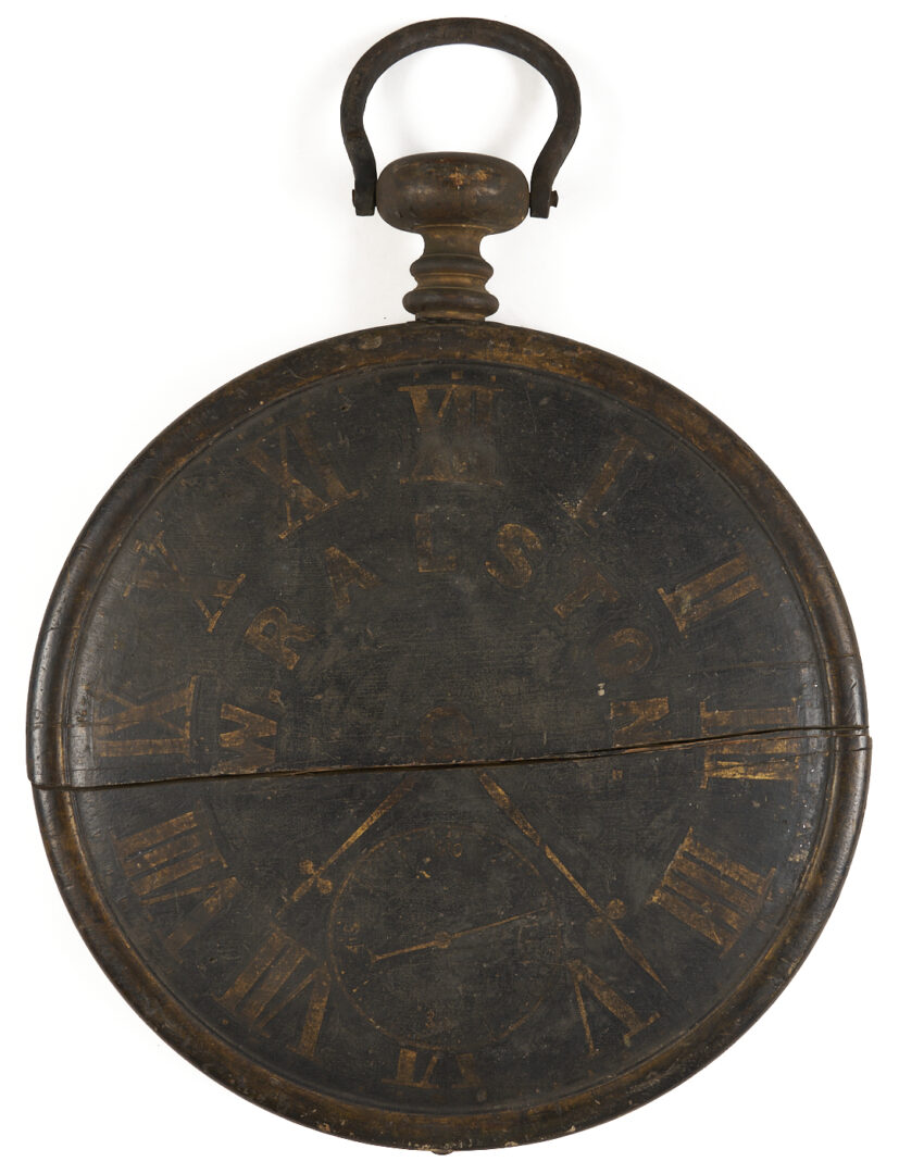 Lot 216: Wm. Ralston OH or TN Jeweler’s Sign plus Cane and Commendation Copy