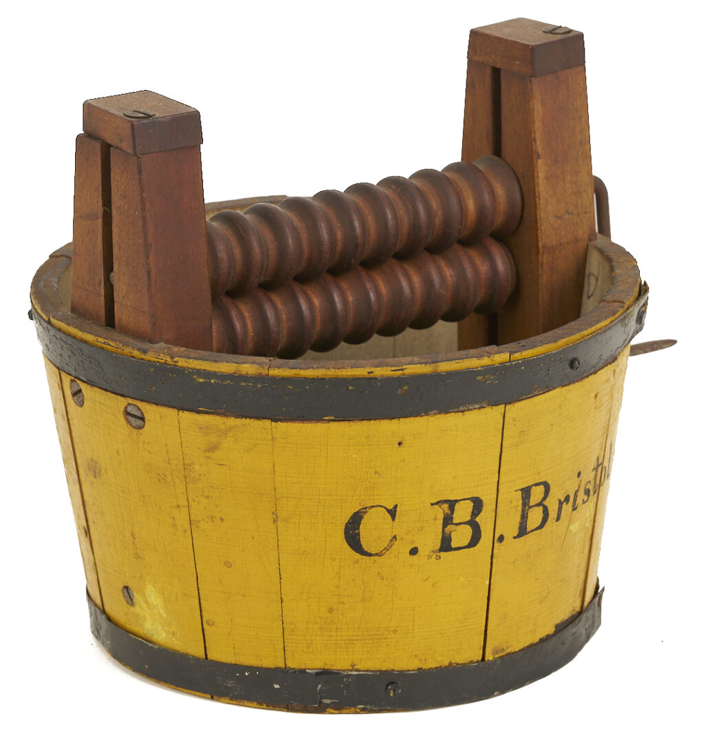 Lot 217: Two US Patent Model Washing Machines; mid 19th C.