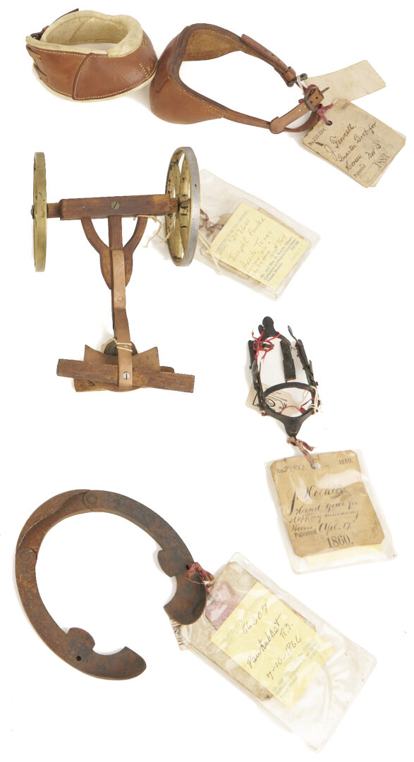 Lot 218: Eight US Patent Models; Horses & Wagons