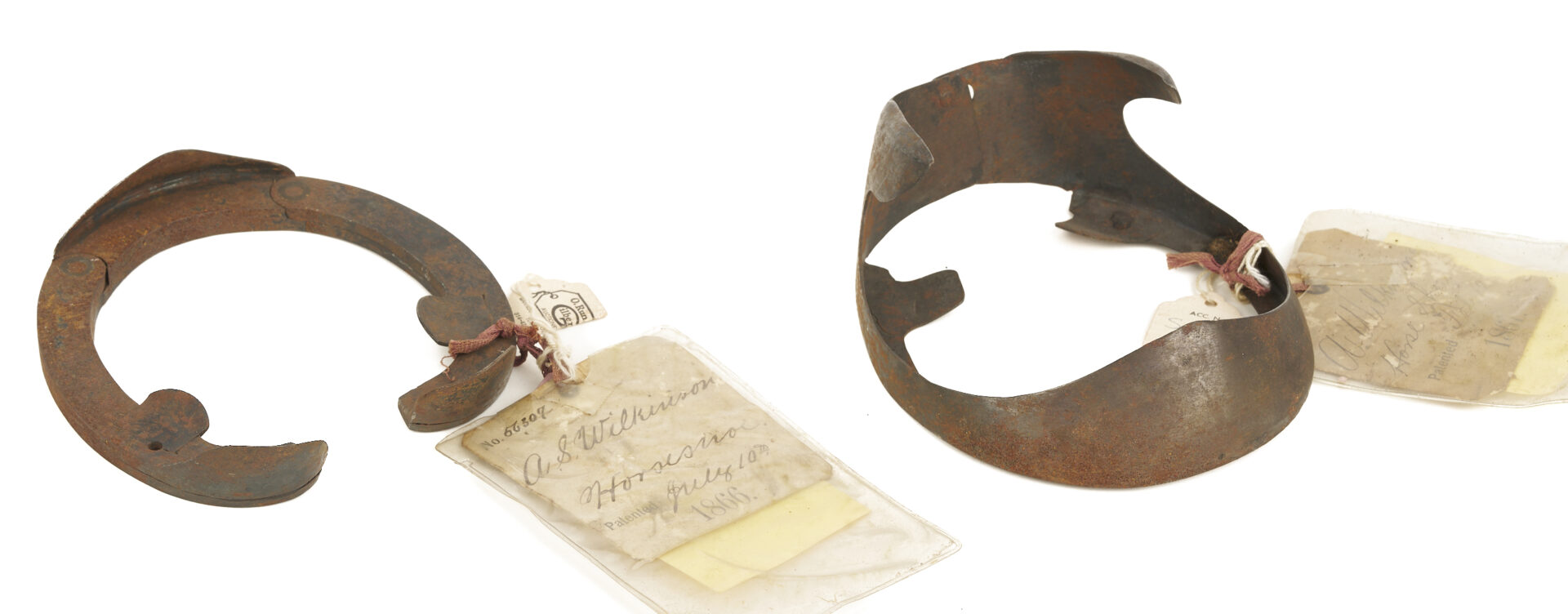 Lot 218: Eight US Patent Models; Horses & Wagons