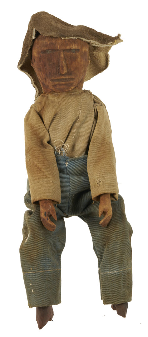 Lot 219: 3 East TN African American Folk Carvings