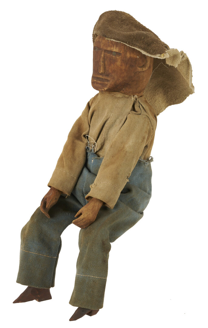 Lot 219: 3 East TN African American Folk Carvings