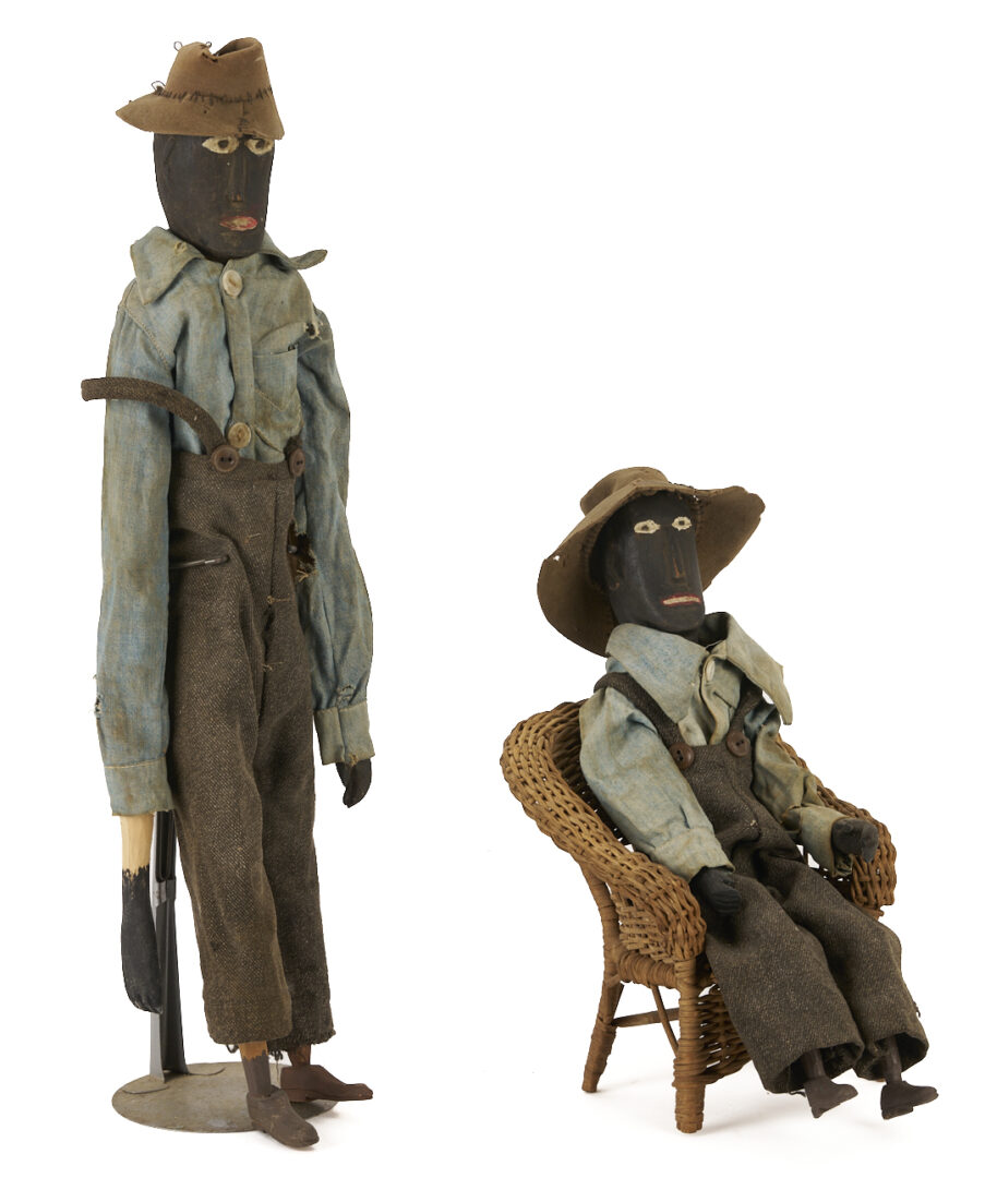 Lot 219: 3 East TN African American Folk Carvings