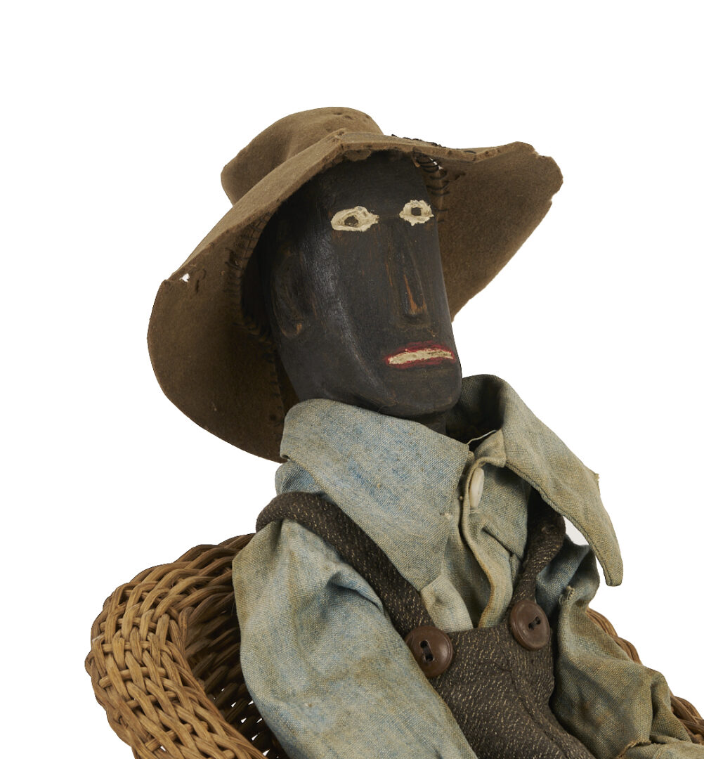 Lot 219: 3 East TN African American Folk Carvings