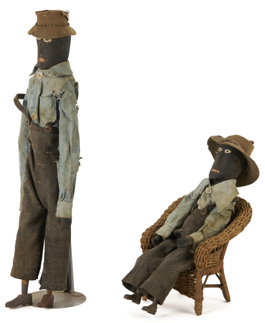 Lot 219: 3 East TN African American Folk Carvings