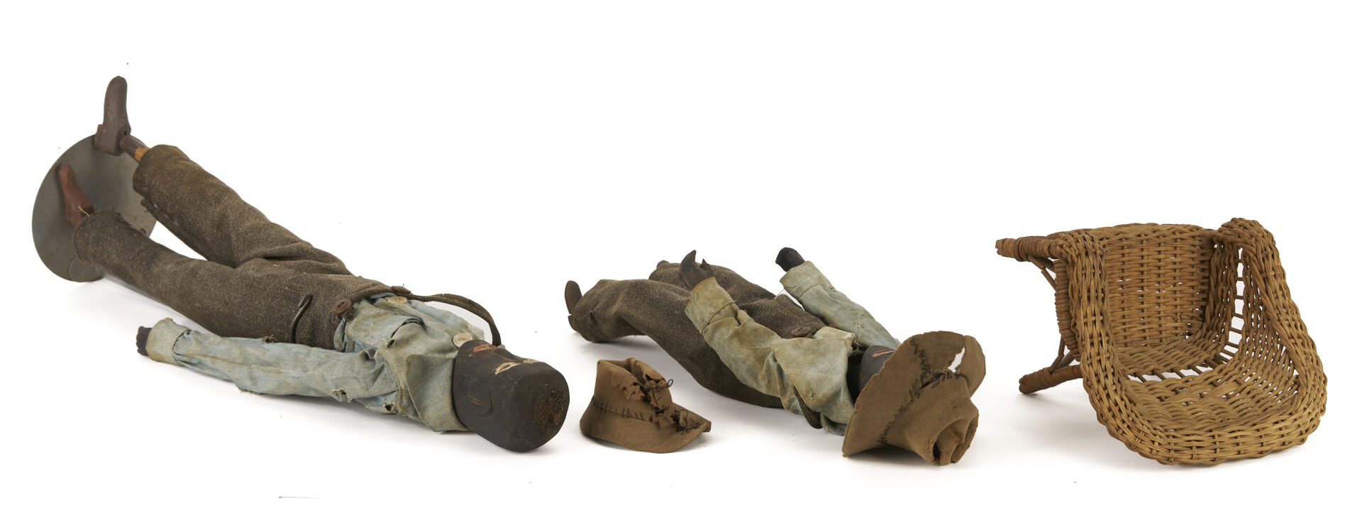 Lot 219: 3 East TN African American Folk Carvings