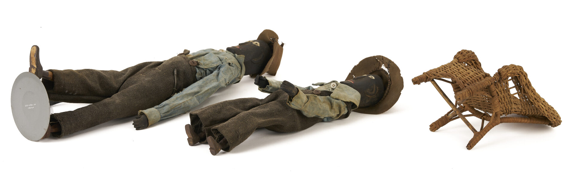 Lot 219: 3 East TN African American Folk Carvings