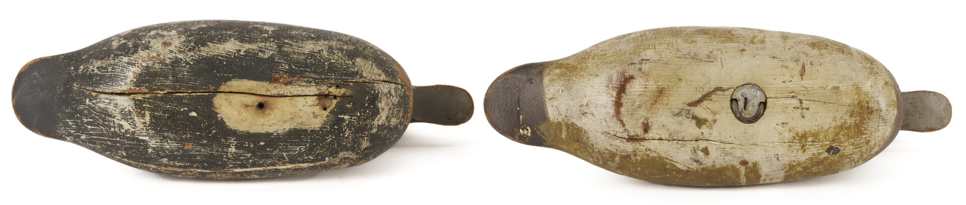 Lot 221: 3 Mason Factory Duck Decoys, Bluebills & Mallard Hen, Standard Grade Incl. Glass-Eye