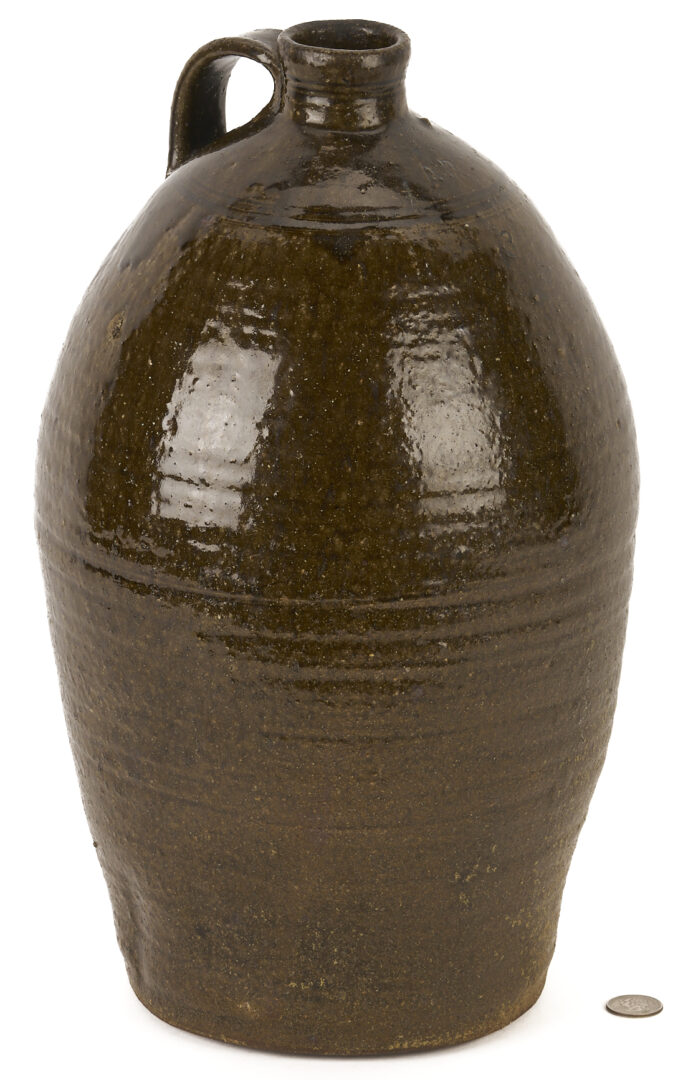 Lot 222: North Carolina 3 Gal. Ambrose Reinhardt Pottery Jug