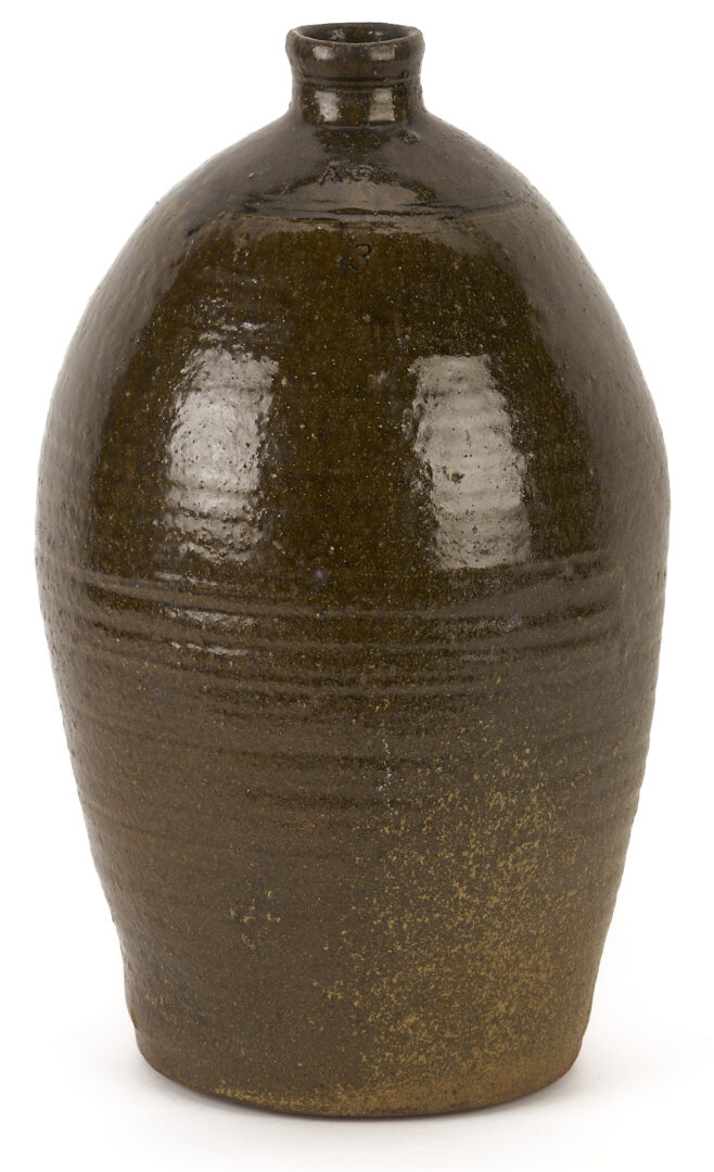 Lot 222: North Carolina 3 Gal. Ambrose Reinhardt Pottery Jug