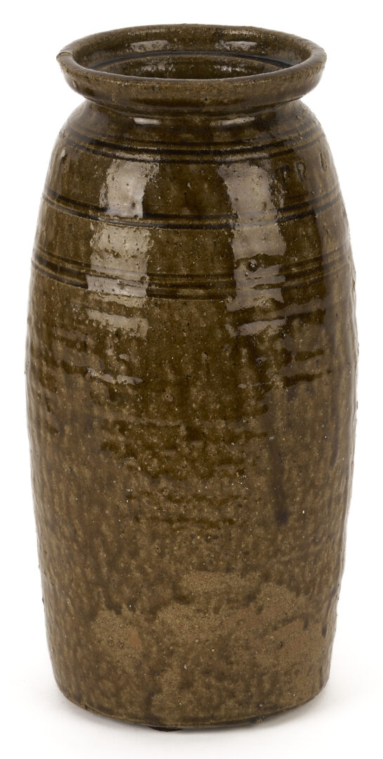 Lot 223: 2 Thomas Ritchie NC Pottery Jars