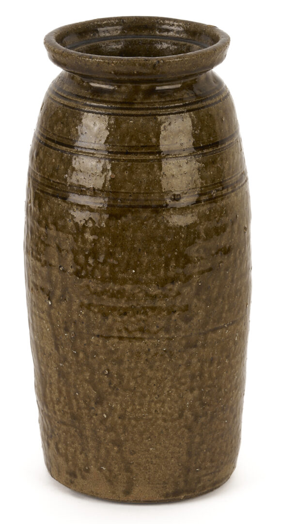 Lot 223: 2 Thomas Ritchie NC Pottery Jars