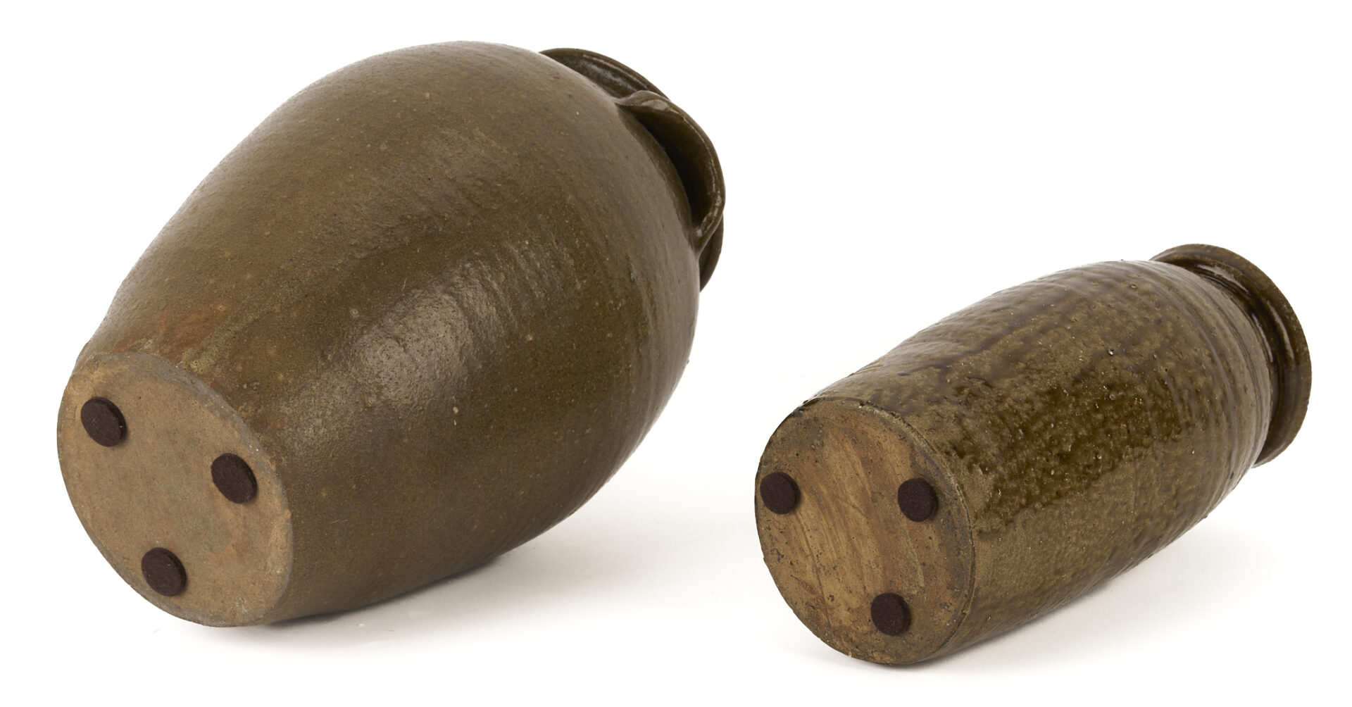 Lot 223: 2 Thomas Ritchie NC Pottery Jars