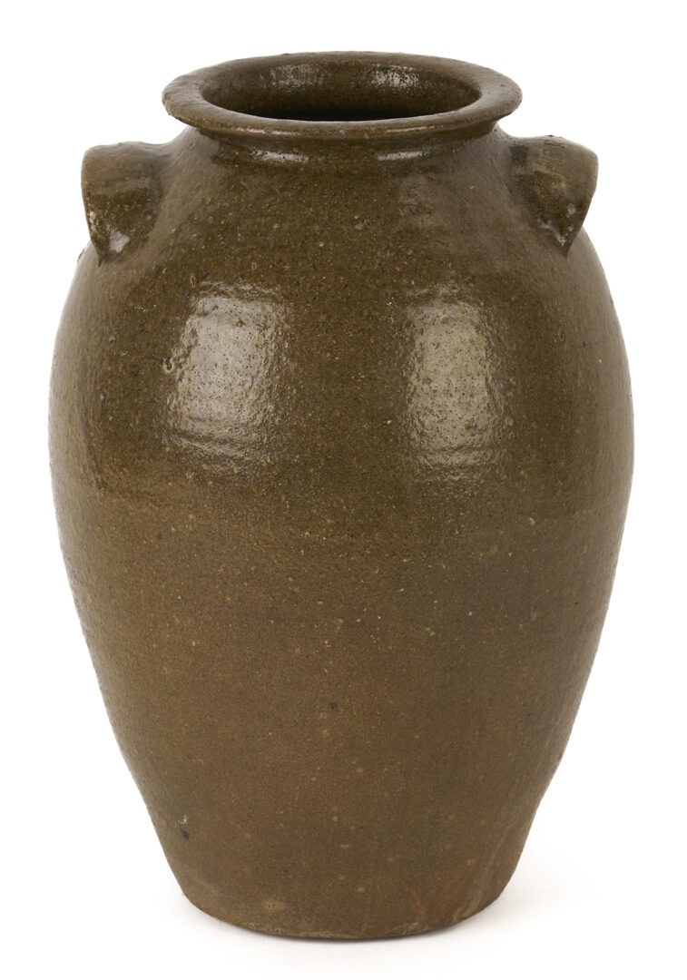 Lot 223: 2 Thomas Ritchie NC Pottery Jars