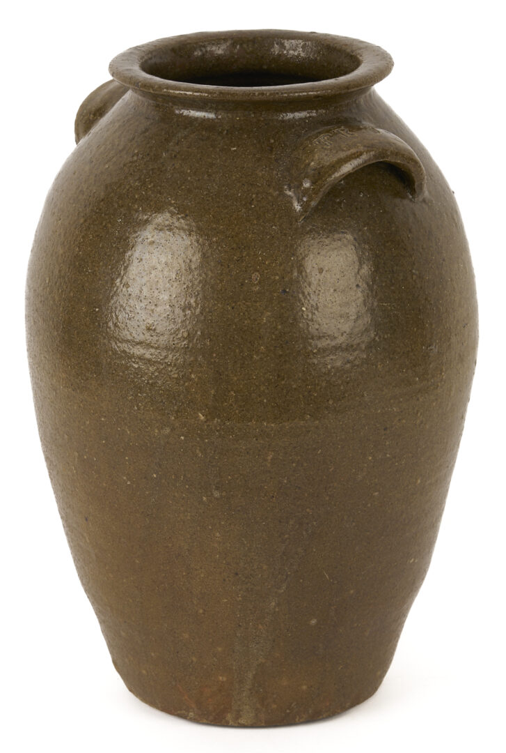 Lot 223: 2 Thomas Ritchie NC Pottery Jars