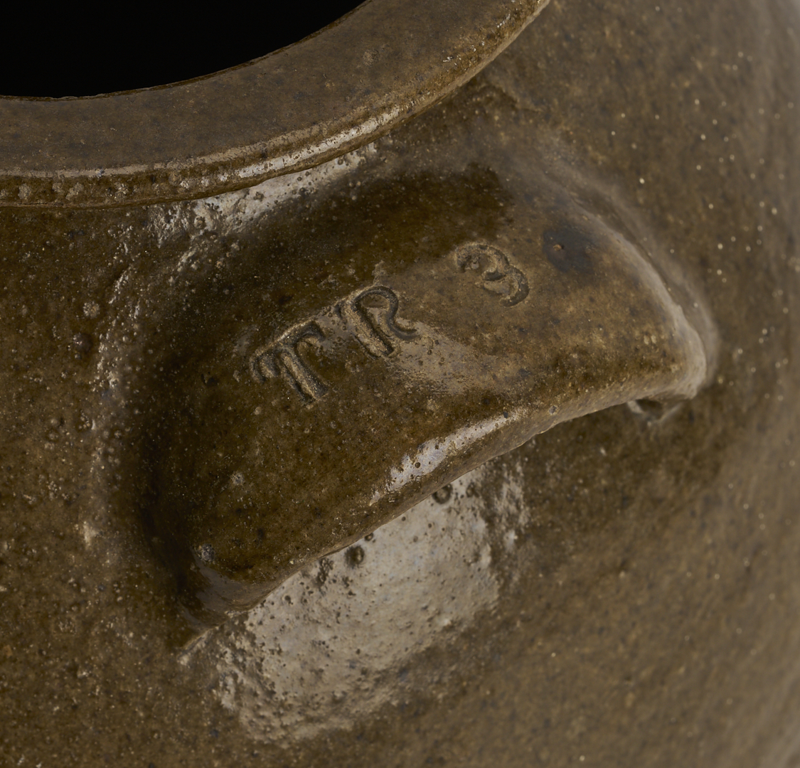 Lot 223: 2 Thomas Ritchie NC Pottery Jars