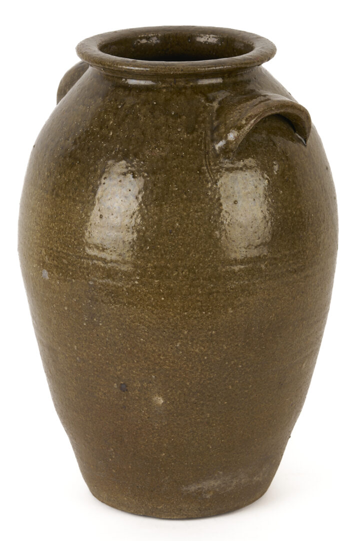 Lot 223: 2 Thomas Ritchie NC Pottery Jars