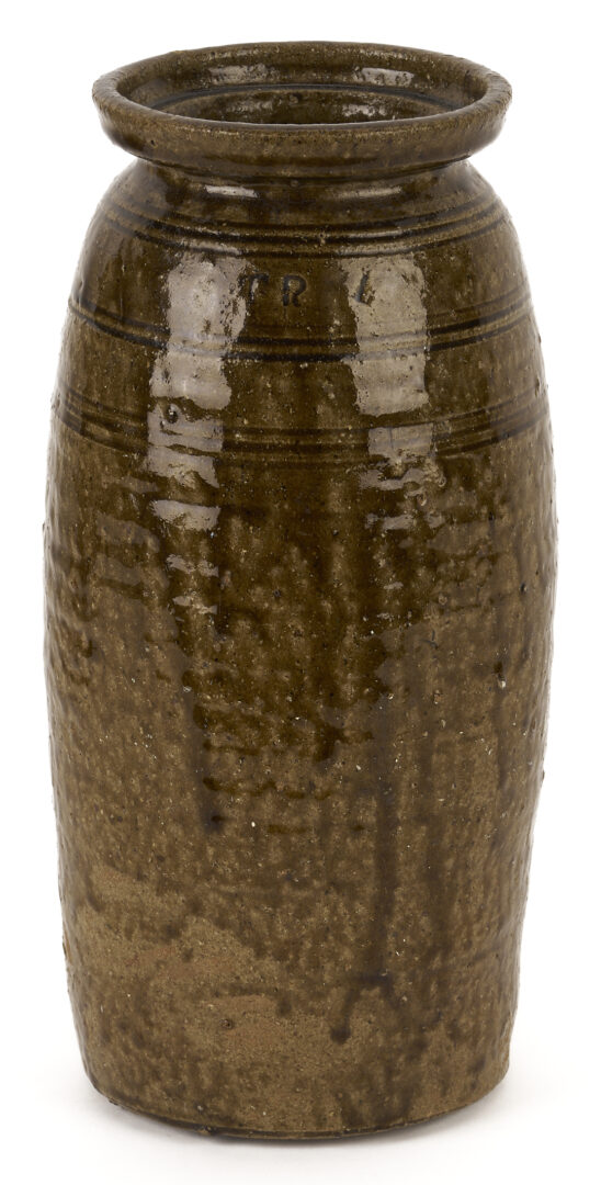 Lot 223: 2 Thomas Ritchie NC Pottery Jars