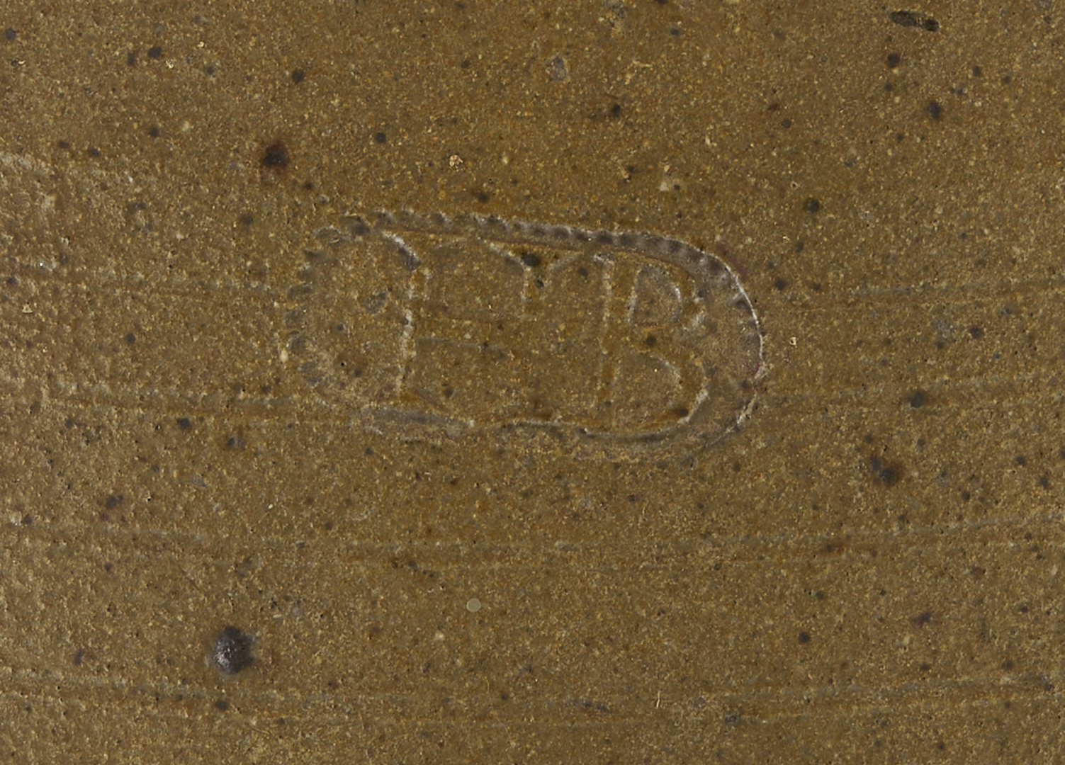 Lot 226: Middle TN Stoneware Pottery Jar, Hiram Brown