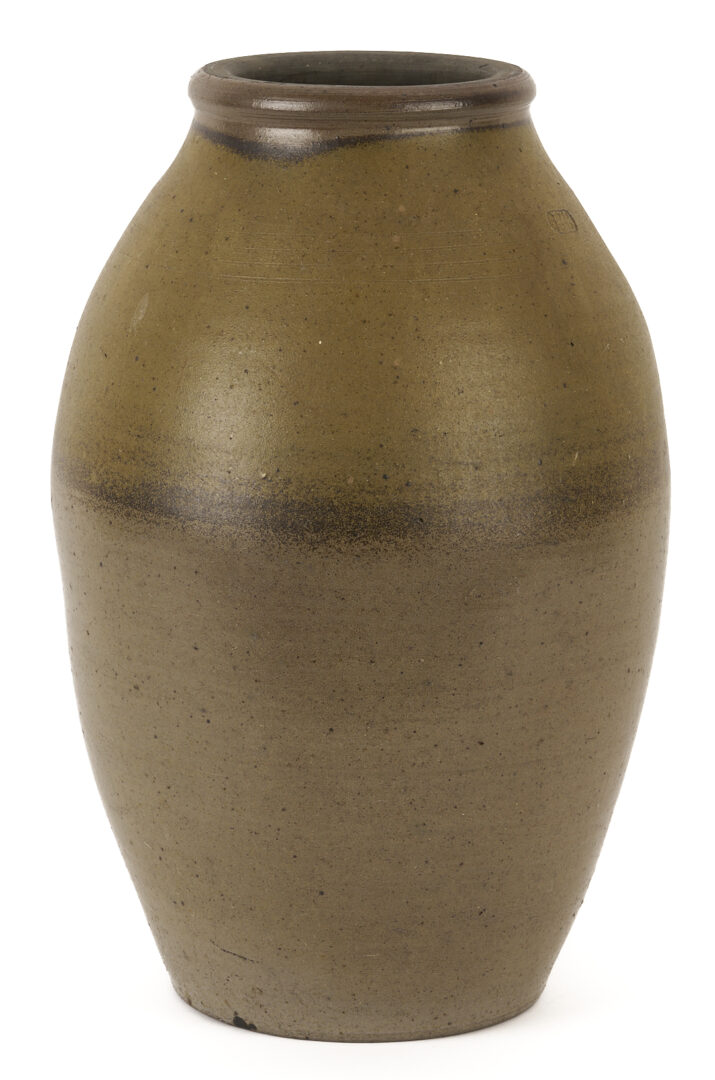 Lot 226: Middle TN Stoneware Pottery Jar, Hiram Brown