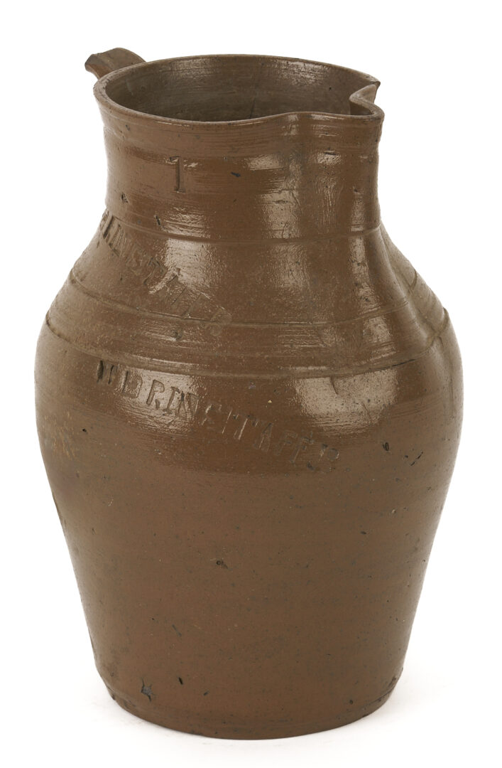 Lot 229: 2 East TN Grindstaff Stoneware Pitchers
