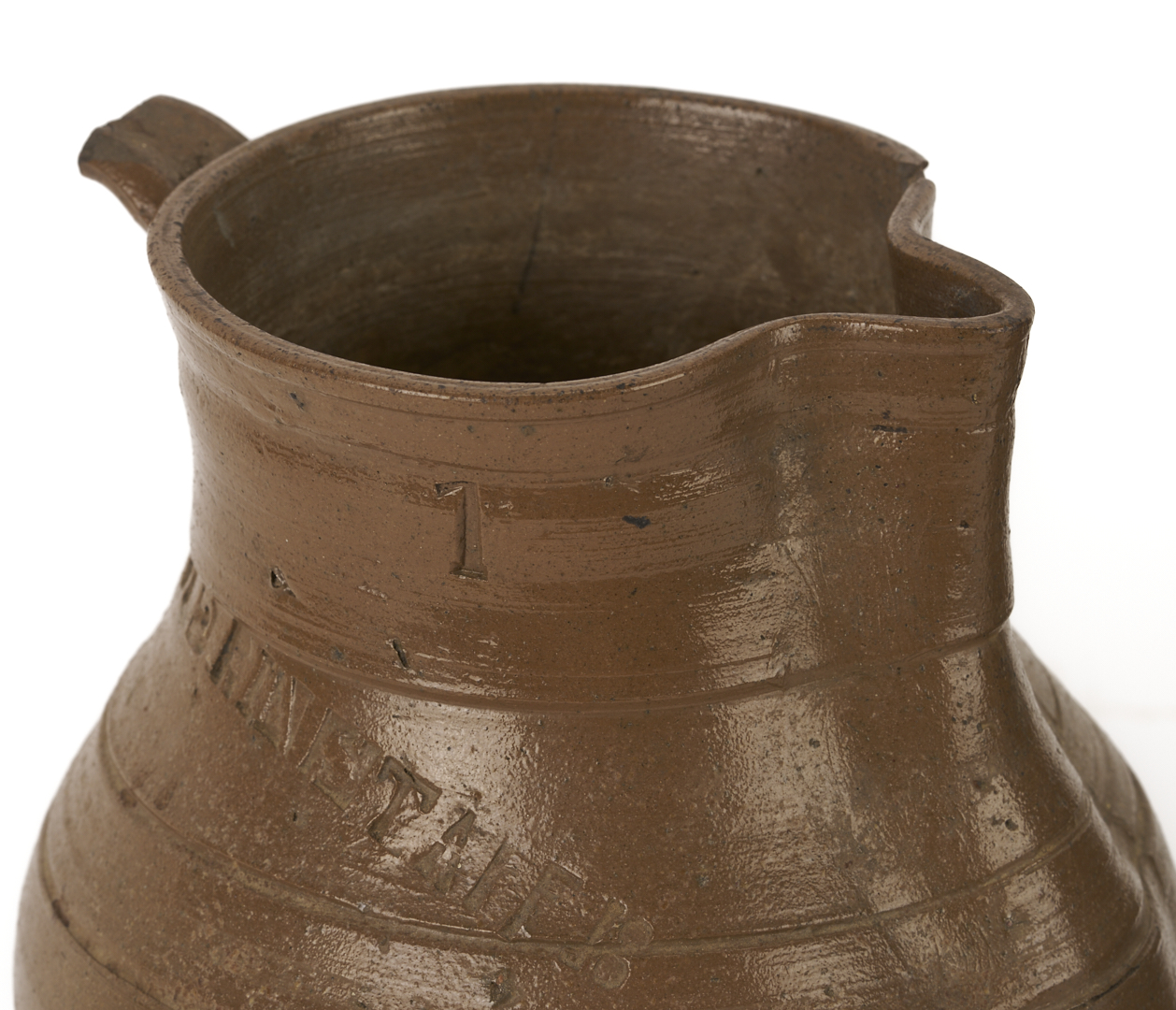 Lot 229: 2 East TN Grindstaff Stoneware Pitchers