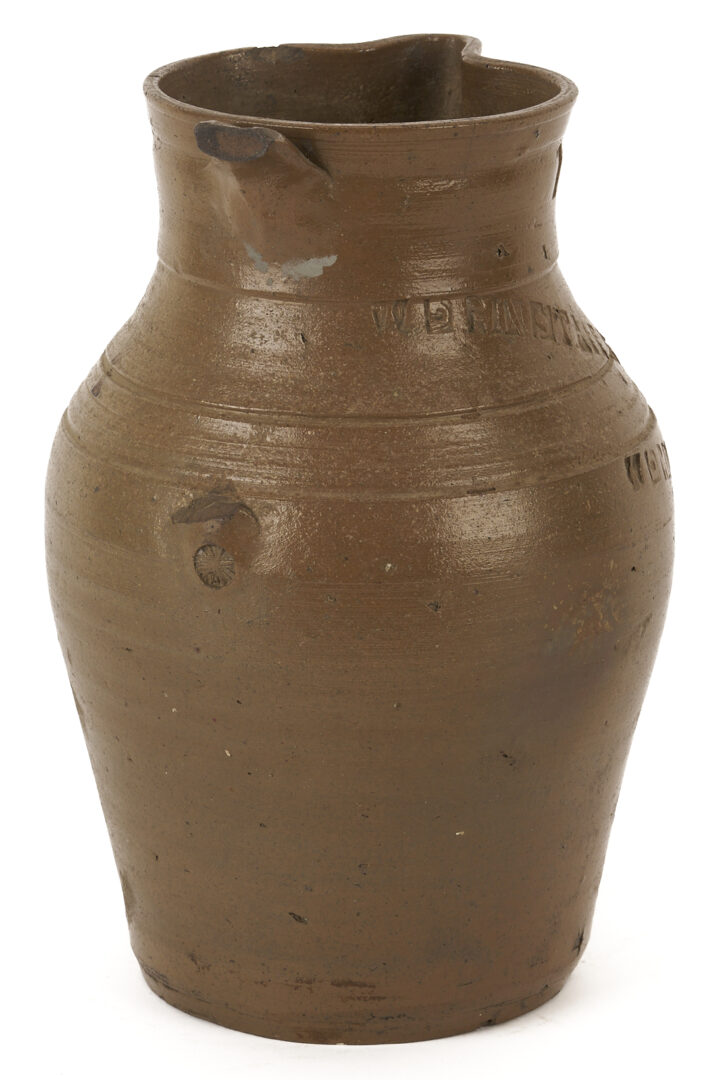 Lot 229: 2 East TN Grindstaff Stoneware Pitchers