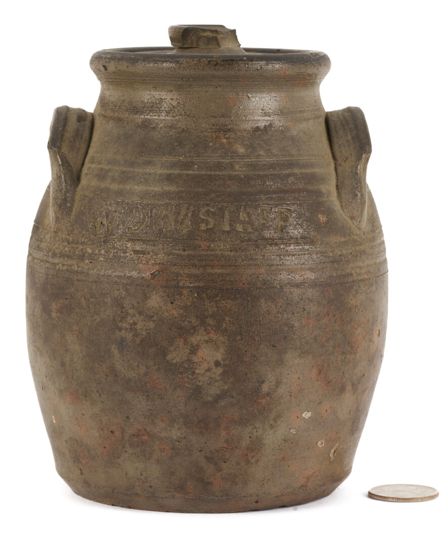 Lot 230: East TN Grindstaff Pottery Jar