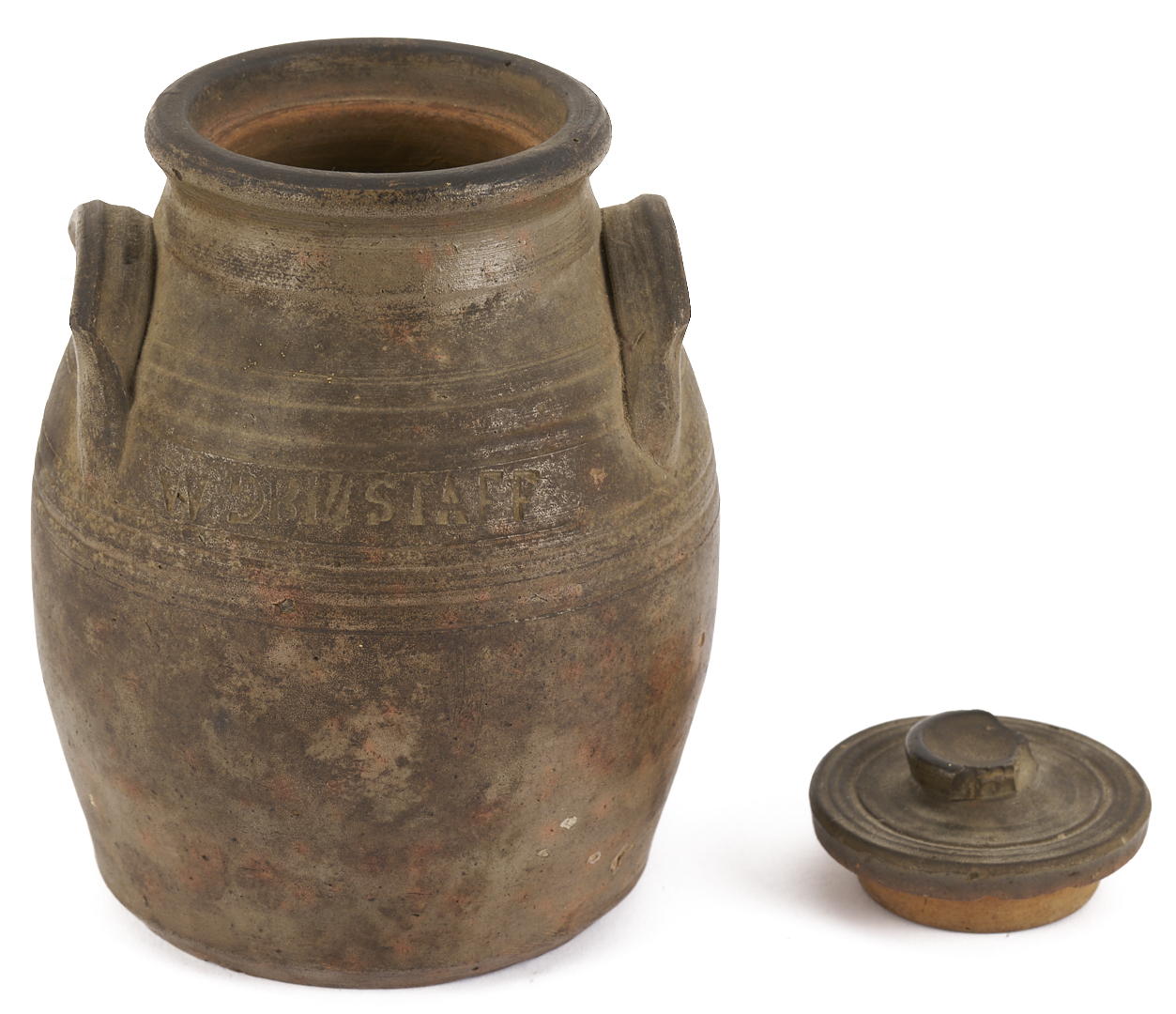 Lot 230: East TN Grindstaff Pottery Jar