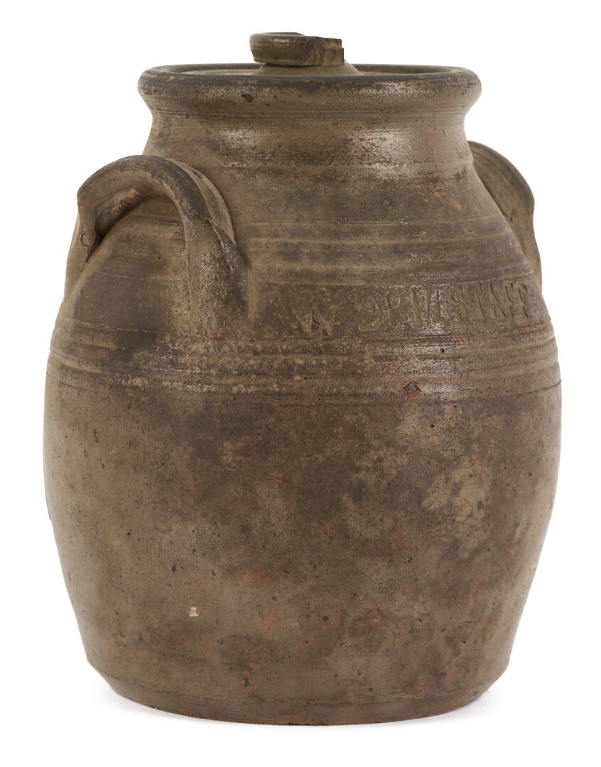 Lot 230: East TN Grindstaff Pottery Jar