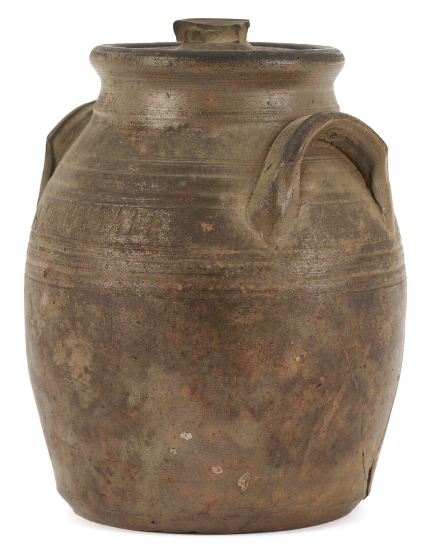 Lot 230: East TN Grindstaff Pottery Jar