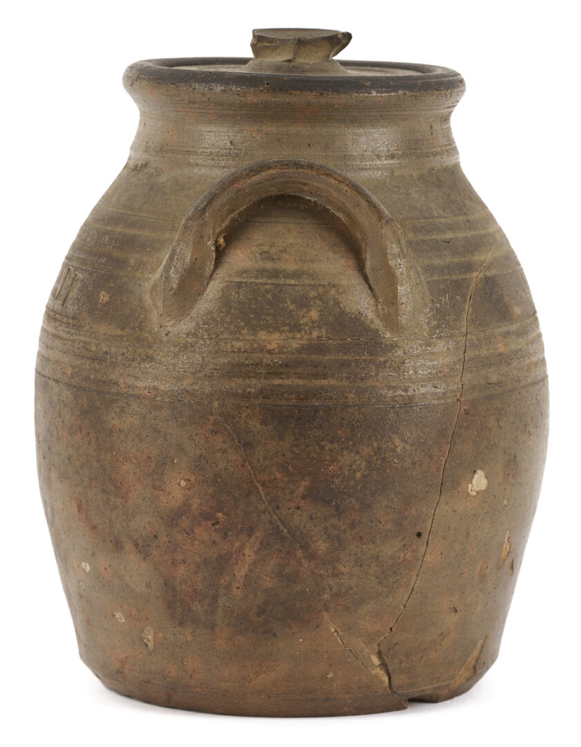 Lot 230: East TN Grindstaff Pottery Jar