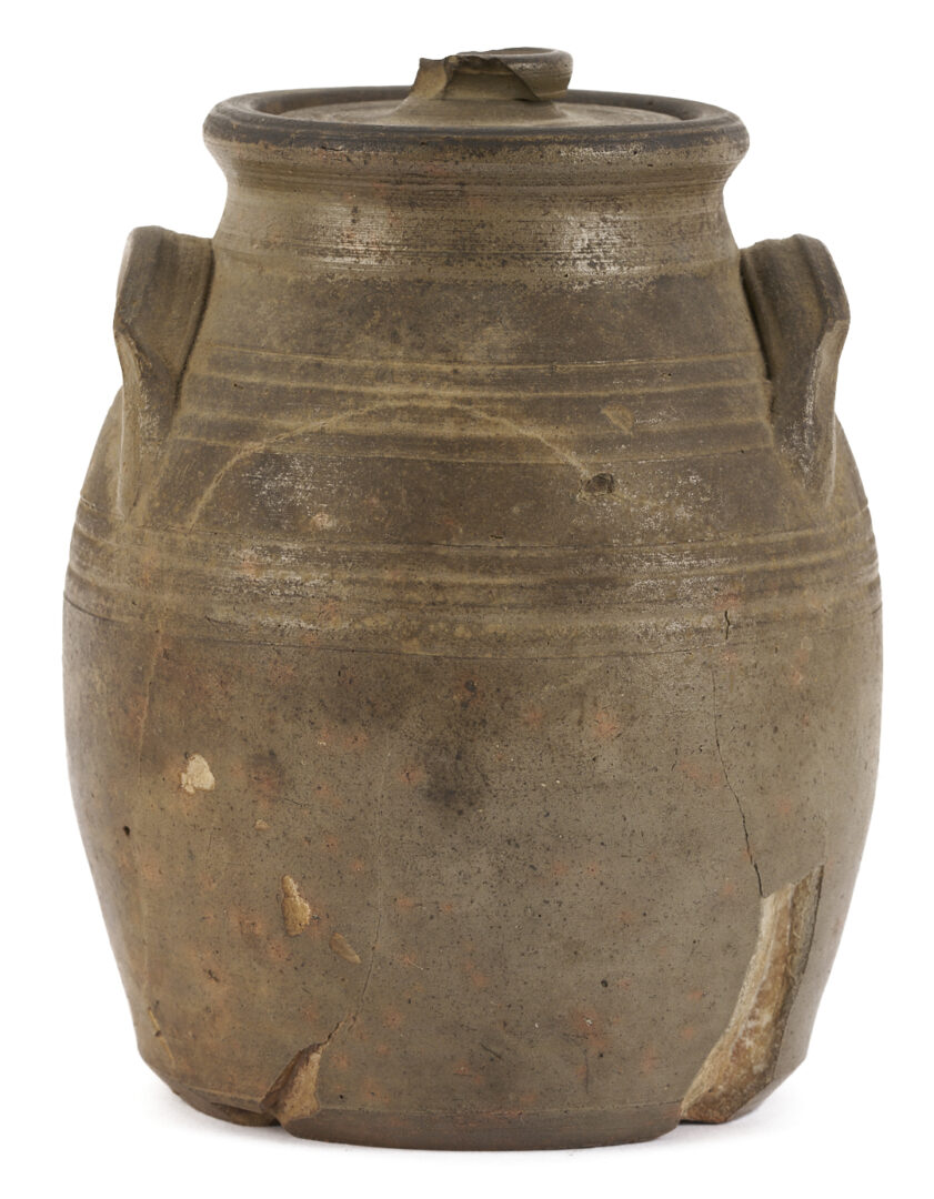 Lot 230: East TN Grindstaff Pottery Jar