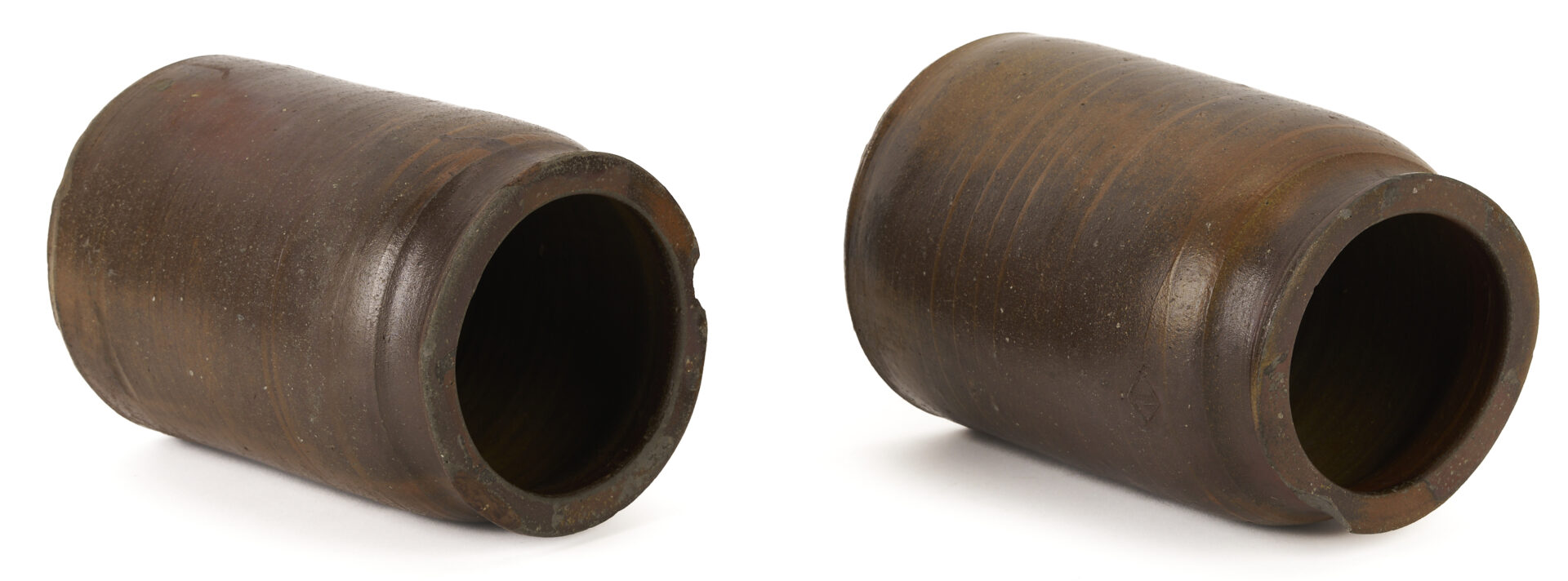 Lot 231: 2 East TN Stoneware Pottery Jars, attrib. John E. Glass