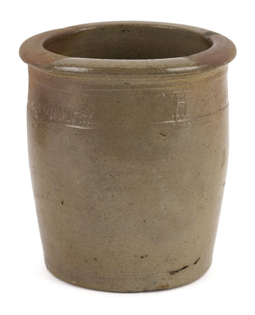 Lot 232: 2 East Tennessee Pottery Jars, M.P. Harmon