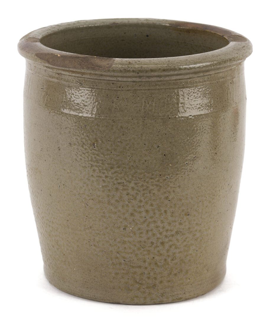 Lot 232: 2 East Tennessee Pottery Jars, M.P. Harmon