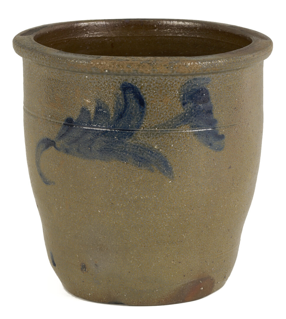 Lot 233: East TN Decker Cobalt Decorated Stoneware Jar